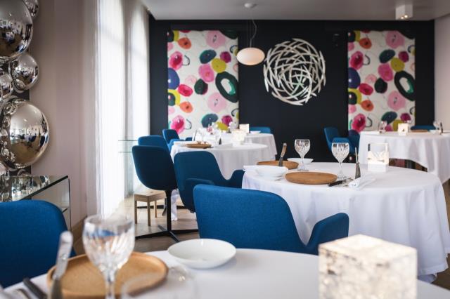 Salle du restaurant gastronomique Frédéric Doucet