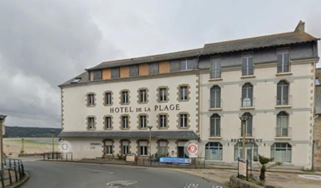 L'Hôtel de la Plage, à Saint-Michel-en-Grève