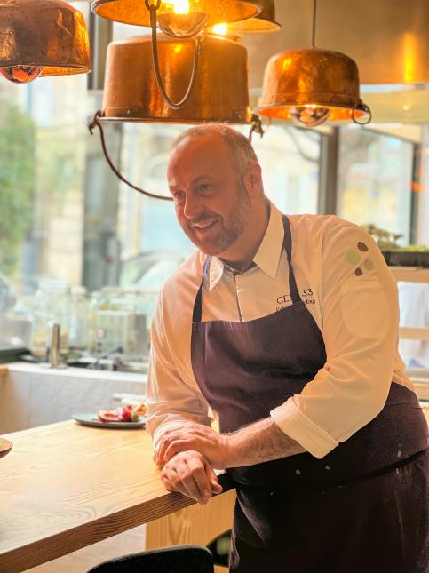 Fabien Beaufour, chef du restaurant Cent33 à Bordeaux, créé avec son épouse Emilie.