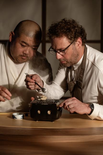 Takuya Watanabe et Arnaud Donckele 
