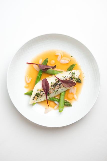 Saint Pierre, coquillages, bouillon de crevettes grises