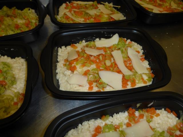 Le risotto de légumes.