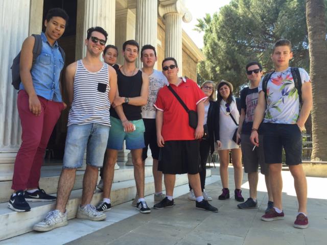 Les élèves Nantais sous le soleil Chypriote