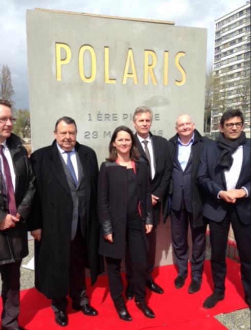 de gauche à droite : Christophe Duretete, Alain Sebban, Johanna Rollan, William truchy, Alain Robert, Jean-Luc Charles