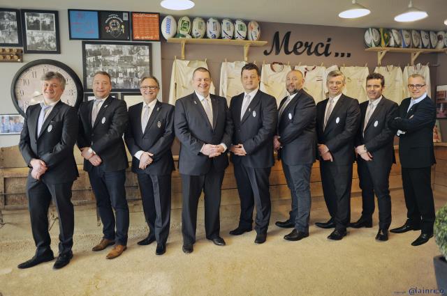 Le bureau. De gauche à droite : Olivier Paget, Benoît Toussaint, Gilles Maysonnave, Christophe marguin, Olivier Degand, Dominic moreau, Laurent Bouvier, Julien Gautier et Joseph Viola.