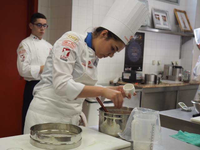 Rachel Attoun est restée très concentrée durant toute l'épreuve.