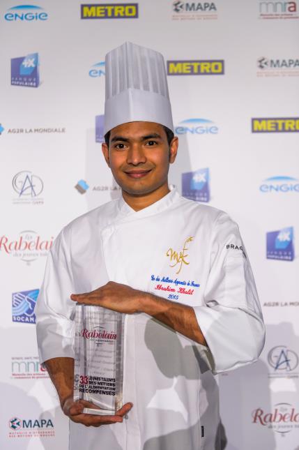Ibrahim Khalil, lauréat du concours Un des Meilleurs Apprentis de France