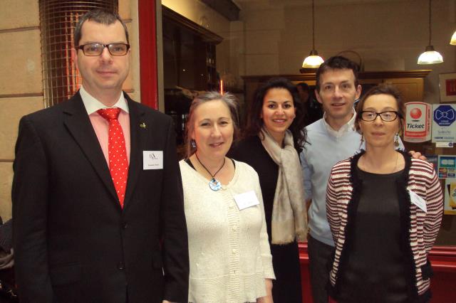 Le club Savignac : Constantin Juhasz, président; Françoise Madiès, chargée de mission, Laila Najib, secrétaire; Hervé Naël,secrétaire, Hélène Verdet, suppléante et déléguée générale de l'Amforth