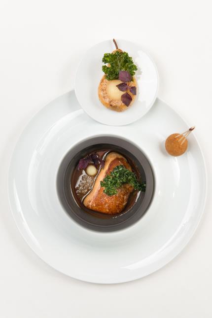 L'un des plats qui revêtissent la Maison Tirel Guérin