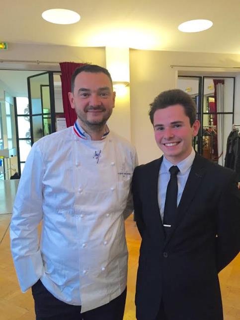 Avec Laurent Delarbre, Chef à ' La tour d'Argent '