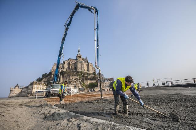 Le site du Mont-Saint-Michel est classé au patrimoine mondial de l'Unesco.