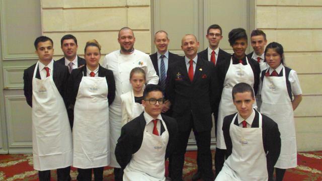 Guillaume Gomez, le chef est venu saluer le petit groupe de privilégiés