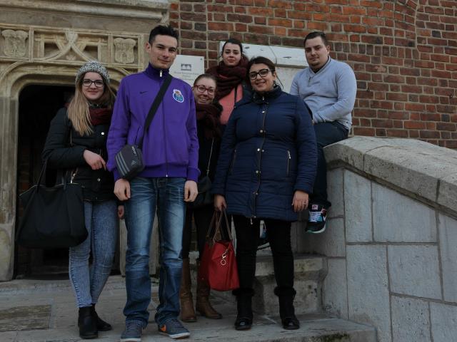 Les élèves en voyage à Cracovie