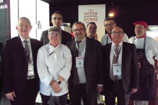 de gauche à droite : Alain Bernard, chef de travaux, Clothilde Chalopin, adjointe-chef de travaux,...