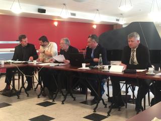 Une vingtaine de représentants de l'Anephot sont venus débattre, à Paris, avec l'inspecteur général...