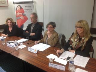 de gauche à droite : Florence Bellais (pdte « hôtellerie » Umih66), François Galabert (pdt Umih66),...