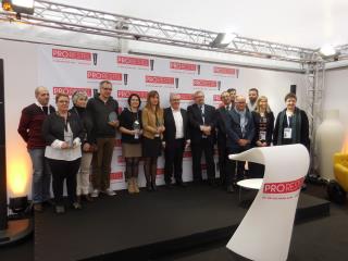 Le jury et quelques lauréats des Innov'Prorestel 2016