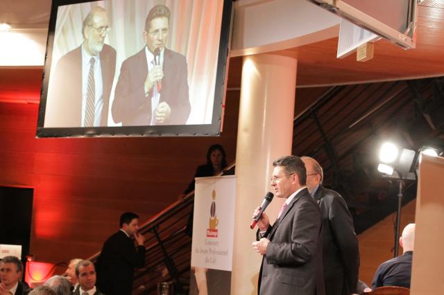 Invité d'honneur de cette soirée, Michel Lugnier, Inspecteur général de l'Education Nationale en charge de l'hôtellerie et de la restauration.