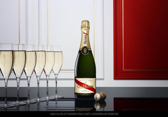 Un nouvel habillage pour les cuvées de la Maison G.H. Mumm.