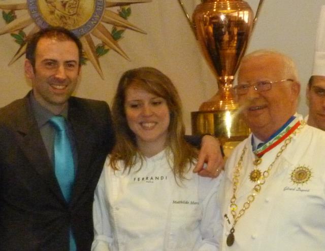 Denis Rippa, La Méditerranée à Paris, offre un stage à Mathilde Mercier, prix du meilleur commis.