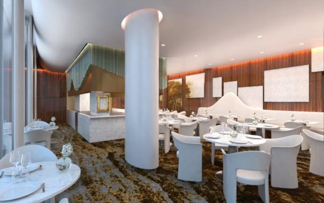 Le restaurant La Scène, signé Bruno Borrione, où exercera la chef Stéphanie Le Quellec.