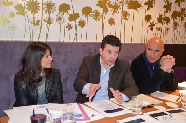 De gauche à droite : Brigitte Cantaloube, Frédéric Vardon et Jérôme Crépatte.