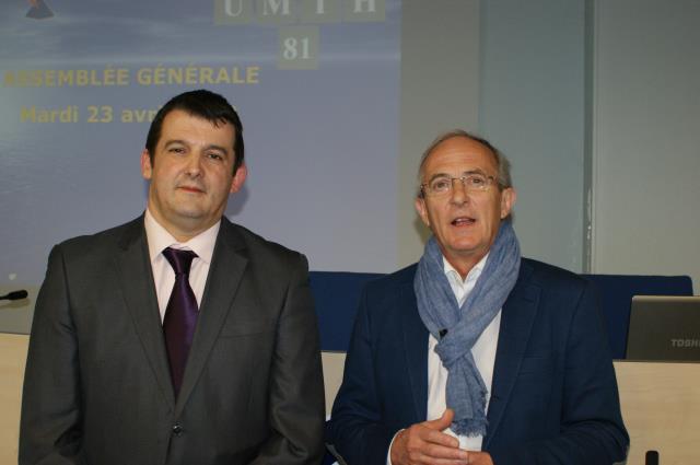 Jean-Christophe Carcenac (à gauche) et Hervé Bécam : faire respecter la loi