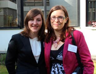Elsa Favre (à gauche) sera diplômée de l'Imhi en juillet et Delphine Joigneault l'est depuis un an....