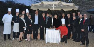 L'inauguration de la Table du château de Verrière.