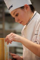 Julie Lhumeau, commis de Thibaut Ruggeri au Bocuse d'Or 2013