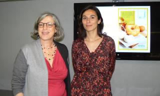 Nathalie Nauts, responsable communication Brake France, et Suzanne Givet, responsable marketing...