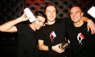 Danny Moritz, Robby Cucurullo et Cédric Ebeyer : une passion partagée pour le flair et la mixologie...
