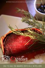 Betterave foggia cuite en croûte de sel non raffiné et graines sauvages, sauces et condiments -...