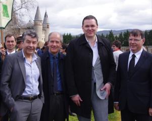 Régis Marcon, Christian Bourquin (président de la région Languedoc-Roussillon), Andreas Larsson et...