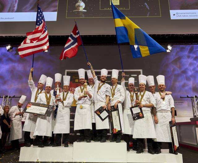 Norvège - Etats-Unis - Suède, le podium du Bocuse d'or 2015