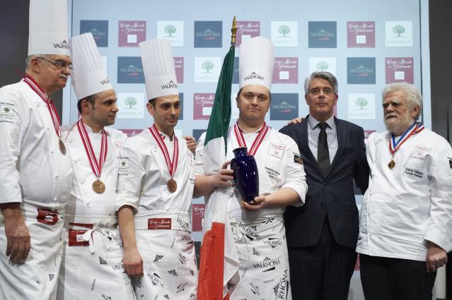 Le podium : l'Italie.