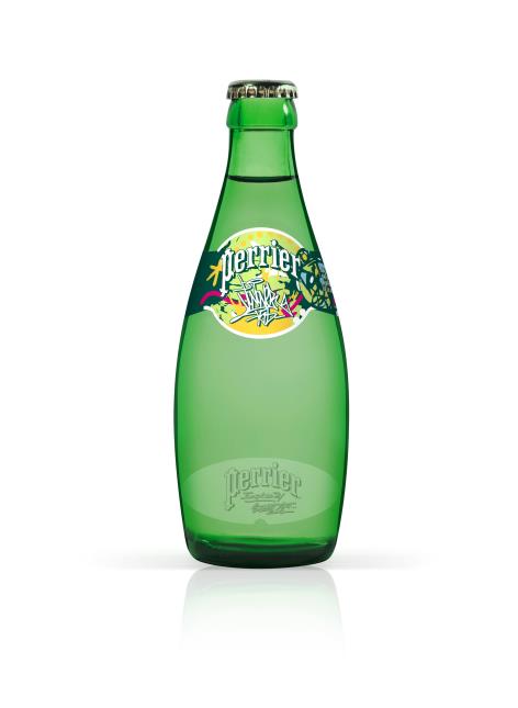 La bouteille 33 cl verre de Perrier Street Art.