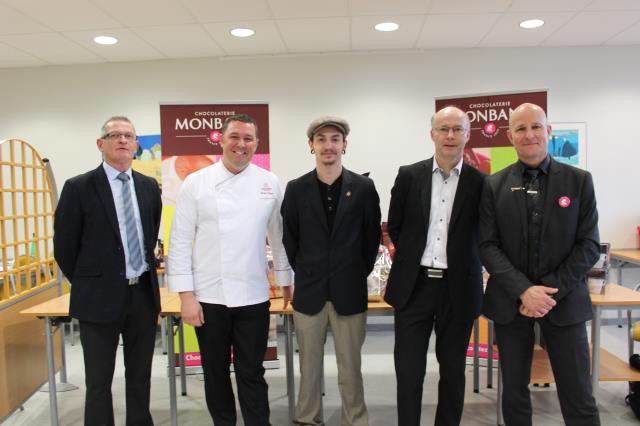 Les juges du concours, de g à d : Louis Le Bohec, Nicolas Crépon, Dimitri Baranousky, Jean-François Debelle et Laurent Baron.