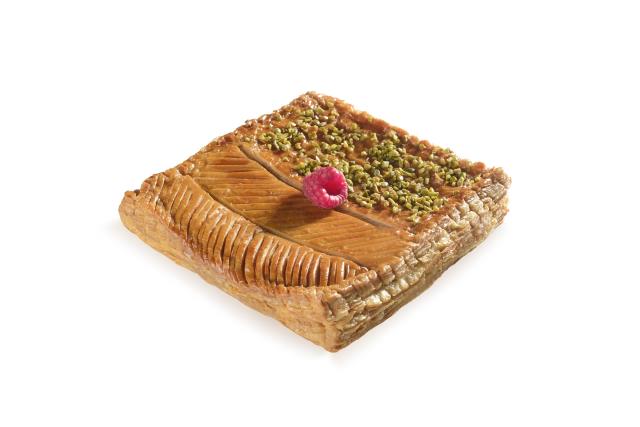 Galette framboise royale.
