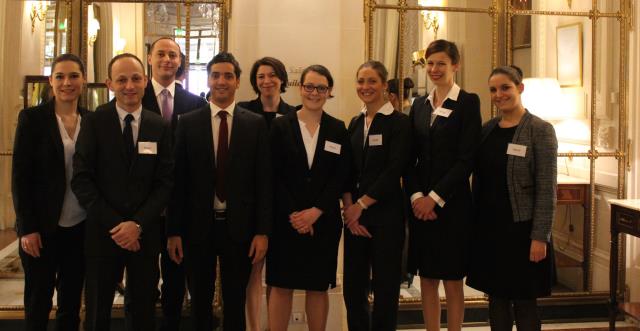 Les neuf finalistes du concours.