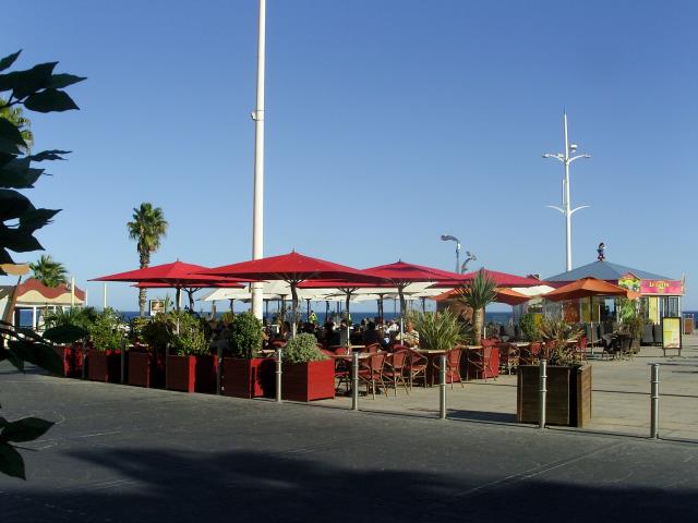 La terrasse front de mer de la Petite Brasserie, un véritable atout