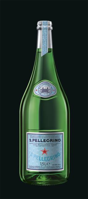 En série limitée, le magnum de S.Pellegrino a investi les grandes tables.