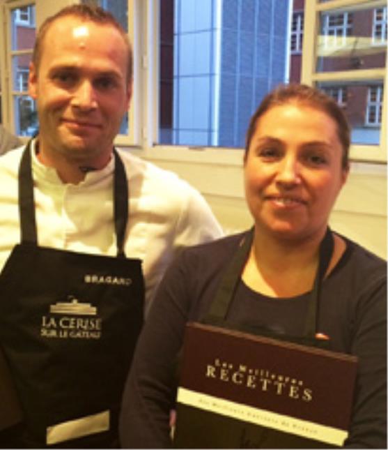 Maël Le Bacquer et Flore André remportent le premier concours 'La cerise sur le gâteau'.