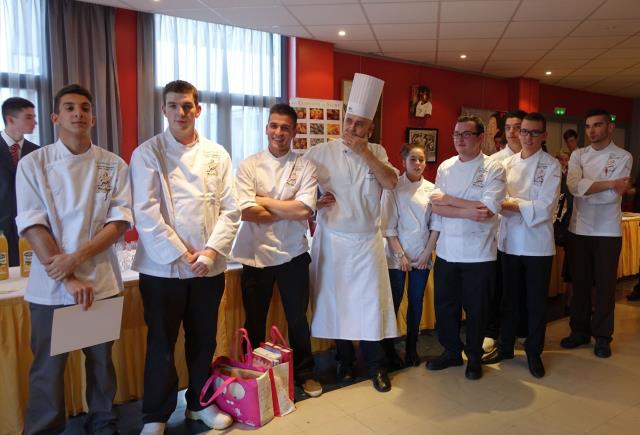 Jordan Martz (Ottange) ; Gaétan Amblard (Chamalières) ; Mathieu Picaud, le vainqueur ; Frédéric Huret, chef des travaux à Chamalières ; Camille Moulin, deuxième ; Antoine Simonin (Chamalières) ; José Arrieta (Chamalières) ; Maxime Dumesnil, le troisième ;
