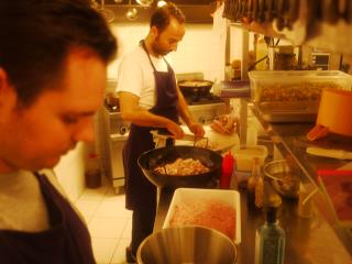 Yannick Serez et Mathieu Perez, chefs de Percherons à Céret