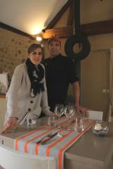 Aurore Lemonnier et Hervé Mousset ont repris Les Pieds dans le plat, au coeur de l'Orne, en...