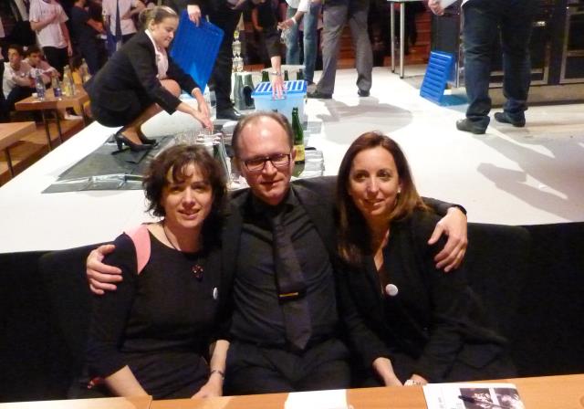 Membres du jury salle : Julie Trochain, Bruno Treffel, et Stéphanie Leclerre, membres fondateurs de l'association Ô Service.