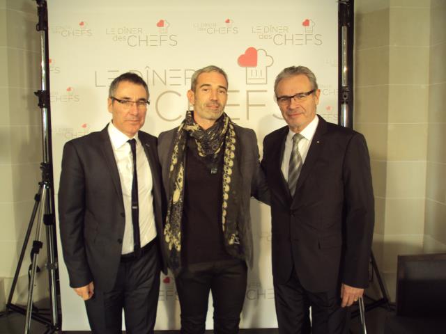 Jacky Rybeire, Stéphane Prouzet président de Sucré-Salé et Jean-Jacque Bacque