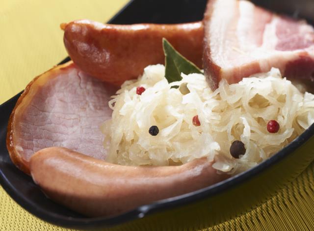 Choucroute alsacienne.