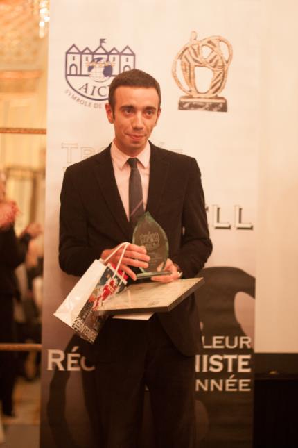 Raphaël Pretot, lauréat 2013 du Trophée David Campbell - AICR Paris